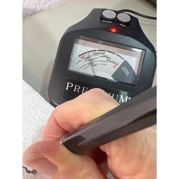 Vtg Sterling Silver 925 Garnet Dangle Earrings Faceted Red Gemstones Tested Boho - Picture 11 of 12